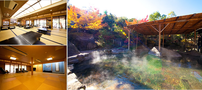 A day-trip hot spring experience “Hachimenzan Kanairo hot spring”